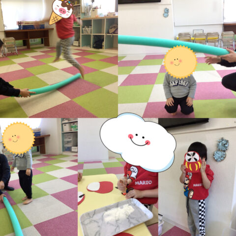 スティックよける⭐だるま製作