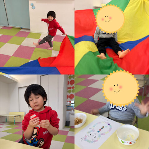 パラバルーンに挑戦❕🙌