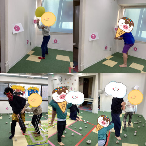 ふわふわ風船で「ナンバーチャレンジ！」に挑戦！🎈