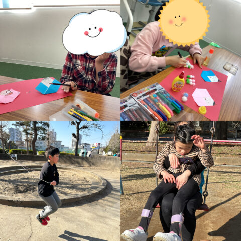 ひな祭り製作🎎✨公園🏃