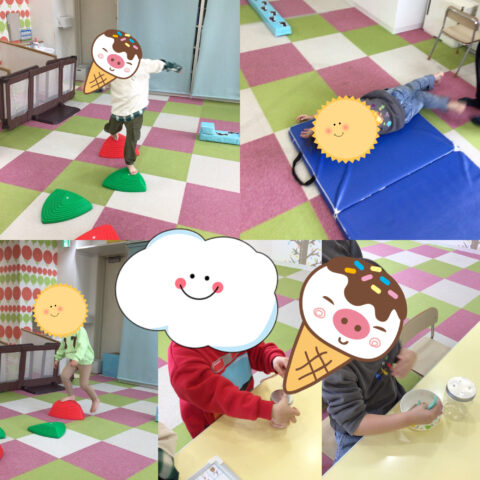 元気にサーキット！指先の運動