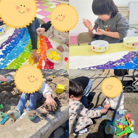 春さがしのお散歩🌷🫧🌈