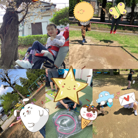 初夏の陽気！公園遊びに「インタビューゲーム」