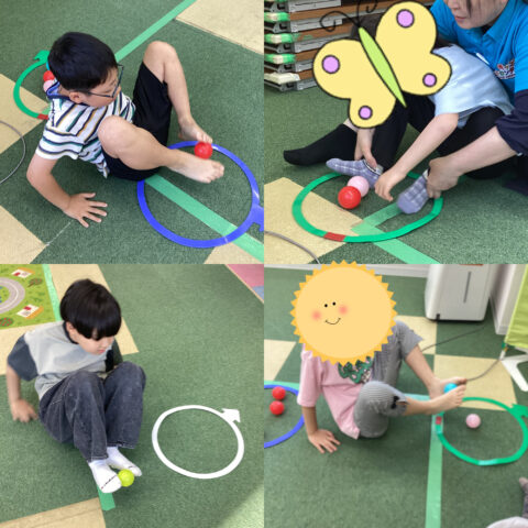 チーム対抗！「ボール運びリレー」で大盛り上がり🙌
