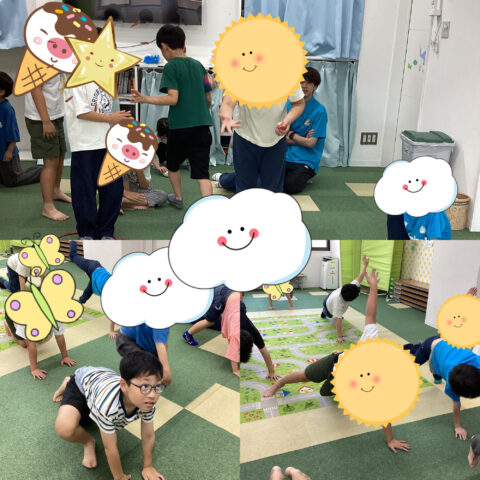 体幹トレーニング🏃✨＆お手玉ボッチャ✌️