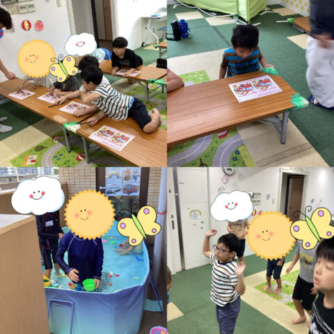 プール＆間違い探し✨✌️✌️