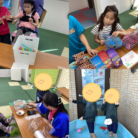 学習にプール、駄菓子屋さんごっこ大盛り上がり！