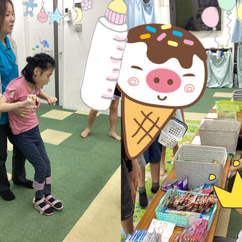 みんなで楽しんだ駄菓子屋さんごっこ＆転がしドッジボール！