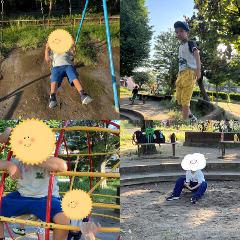 久しぶりの外遊び！みんなで「ぐるぐる公園」✨