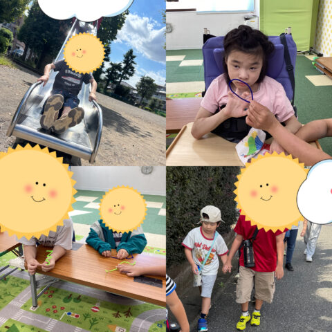 幼児クラスのお友だちと公園へ✨＆モールで形を作ろう✌️