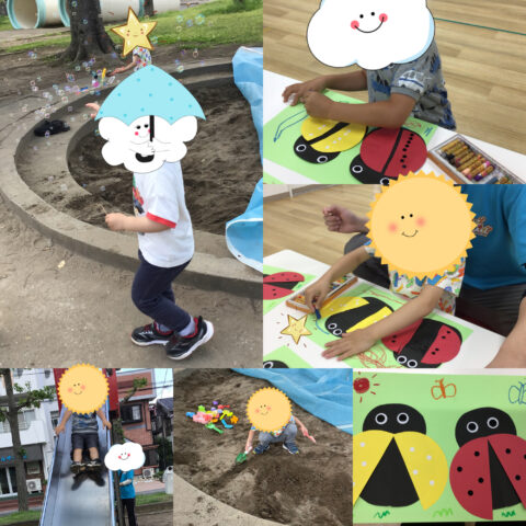 公園☆てんとうむし製作