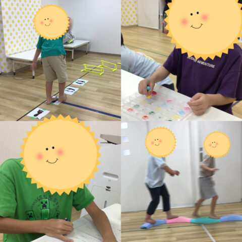 サーキット☆指先の活動⭐︎矢印に合わせて動こう