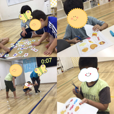 ボトル倒し合戦⭐︎ハサミ⭐︎カルタ