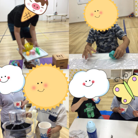 宅急便競争☆ねんど☆流しそうめん