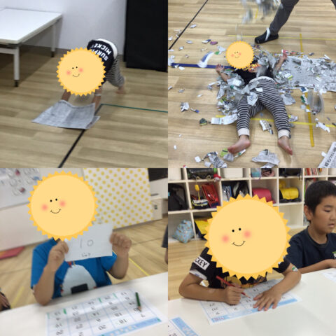 新聞紙☆数字ビンゴ