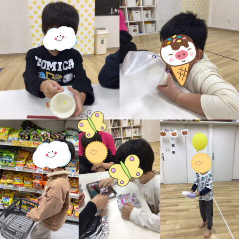 風船☆おばけ製作☆実験