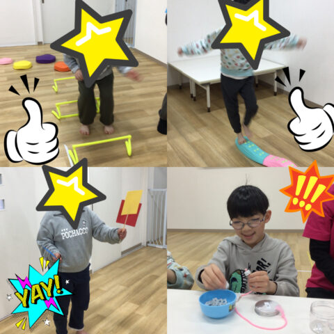 サーキット・指先の活動・信号ゲーム