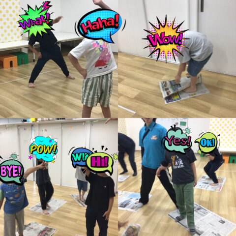 新聞紙じゃんけん✊✌✋