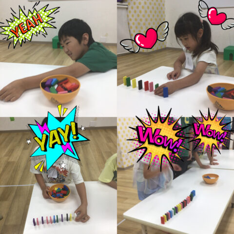 ドミノ作り♪