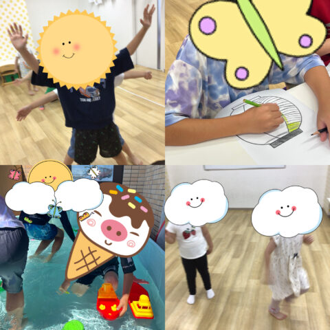 色塗り・盆踊り