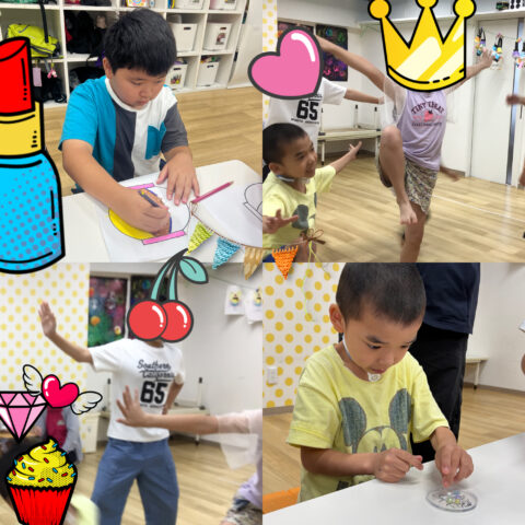 ちょうちん作り♪ダンス♪サンキャッチャー作り