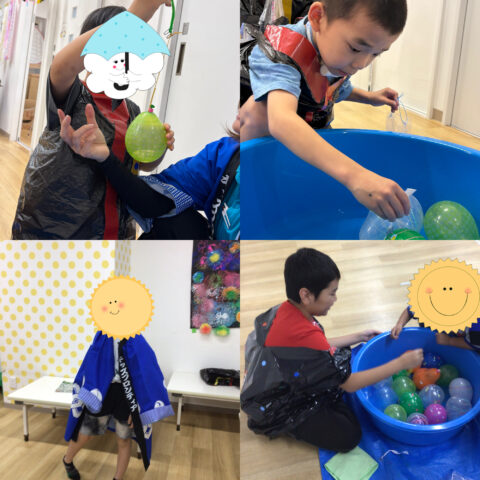 ハッピ作り♪縁日♪ダンス